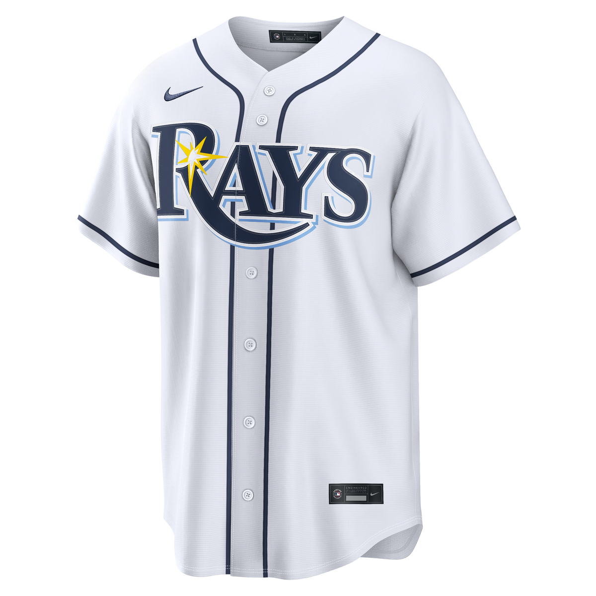 Tampa Bay Rays Junior Caminero Nike White Home Replica Jersey