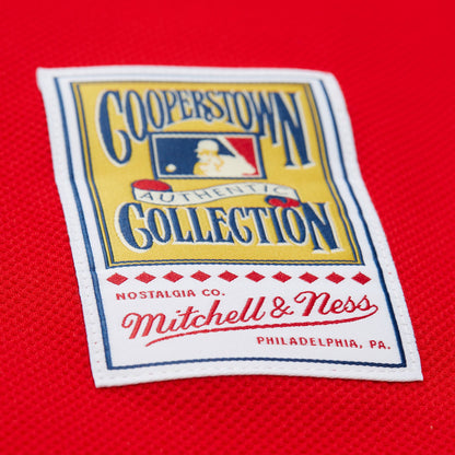 Philadelphia Phillies Ryan Howard Mitchell & Ness Red Big & Tall Cooperstown Mesh Batting Practice Jersey