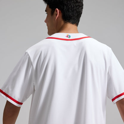 Dominican Republic Baseball Nike White 2026 World Baseball Classic Home Stadium Jersey