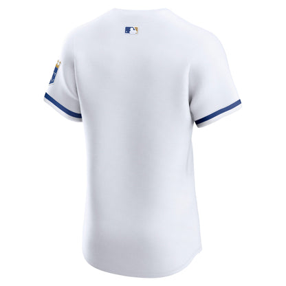 Kansas City Royals Nike White Home Elite Jersey