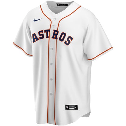Houston Astros Nike White Home Replica Custom Jersey