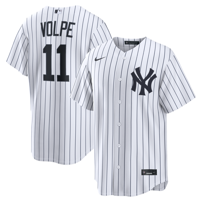 New York Yankees Anthony Volpe Nike White Home Replica Jersey