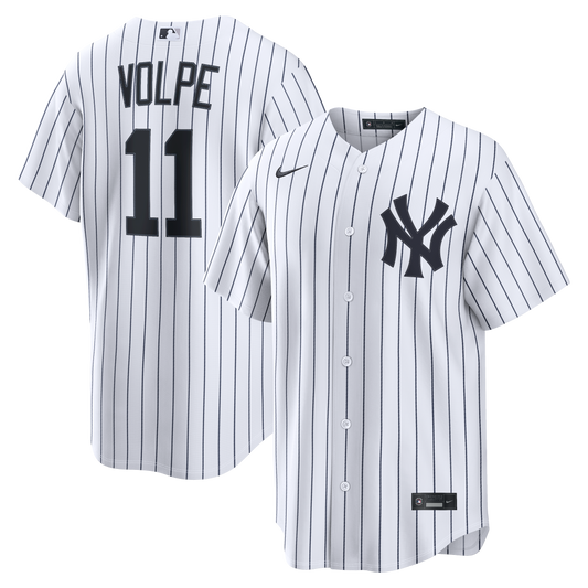 New York Yankees Anthony Volpe Nike White Home Replica Jersey