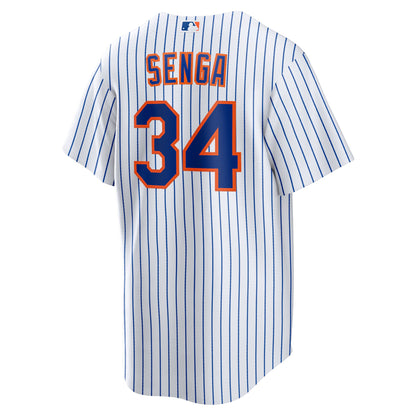 New York Mets Kodai Senga Nike White/Royal Home Replica Player Jersey