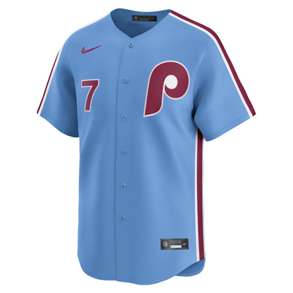 Philadelphia Phillies Trea Turner Nike White Home Limited Player Jersey