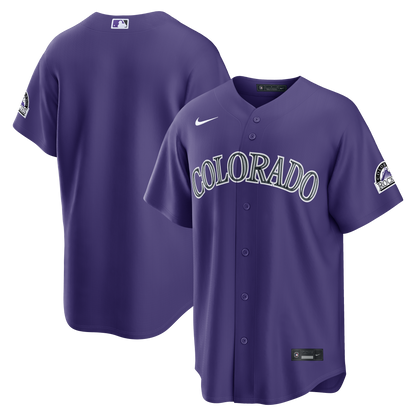 Colorado Rockies Nike Purple Alternate Stadium Jersey