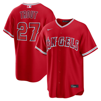 Los Angeles Angels Mike Trout Nike White Alternate Replica Jersey