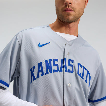 Kansas City Royals Nike Gray 2022 Road Authentic Jersey