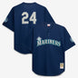 Seattle Mariners Ken Griffey Jr. Mitchell & Ness Royal Big & Tall Cooperstown Collection Mesh Batting Practice Jersey